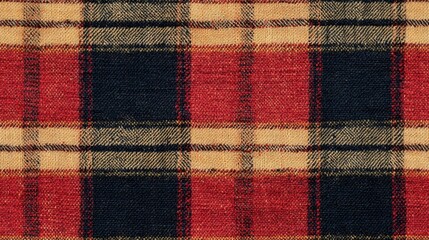 Obraz premium black red yellow old classy seamless pattern plaid background, colors stripes fabric design