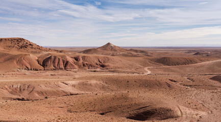 Between Plains and Peaks: The Majestic Face of the Atlas Mountains