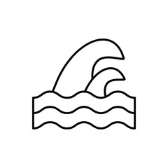 Ocean Wave vector icon