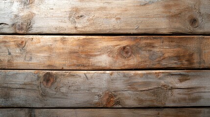 Fototapeta premium Rustic Wooden Plank Background with Natural Grain Texture Ideal for Design, Wallpaper, or Crafting Projects, Showcasing Warm Tones and Unique Character in Each Board