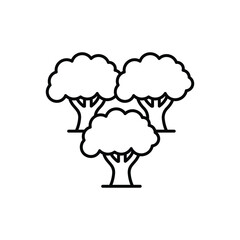 Forest vector icon