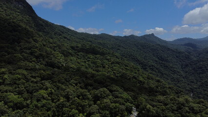 Aerial view of the atlantic forest