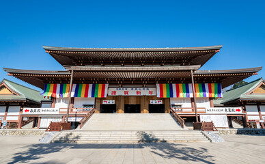 正月の成田山新勝寺 大本堂　千葉県成田市成田