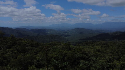 Aerial view of the atlantic forest