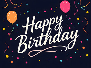 birthday, cake, party, happy, celebration, card, vector, sweet, candle, illustration, food, holiday, balloon, dessert, decoration, candles, gift, chocolate, anniversary, balloons, invitation, candy