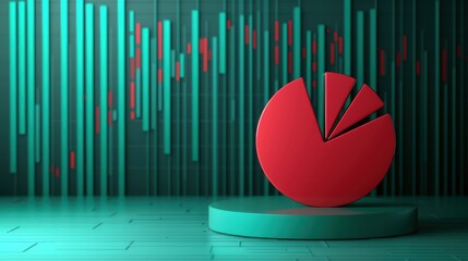 Data Visualization Action Financial Analysis Subject Digital Environment Modern Design Creative Viewpoint Data Insights Concept