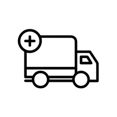 Truck icon symbol vector illustration
