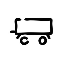 Truck icon symbol vector illustration
