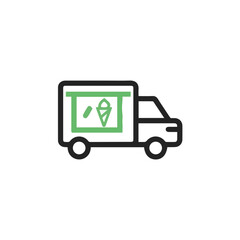 Truck icon symbol vector illustration
