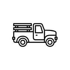Truck icon symbol vector illustration
