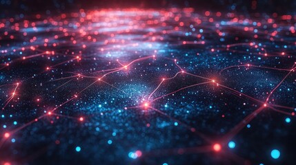 Obraz premium Abstract Network Connection