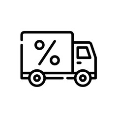 Truck icon symbol vector illustration
