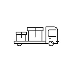 Truck icon symbol vector illustration
