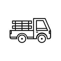 Truck icon symbol vector illustration
