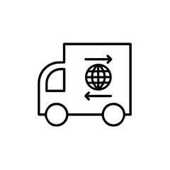 Truck icon symbol vector illustration
