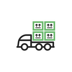 Truck icon symbol vector illustration
