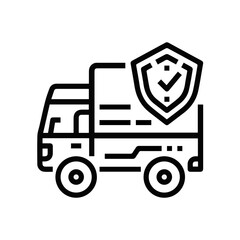 Truck icon symbol vector illustration
