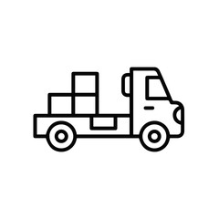 Truck icon symbol vector illustration
