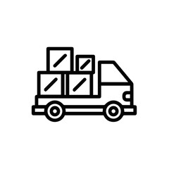 Truck icon symbol vector illustration

