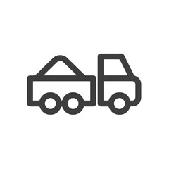 Truck icon symbol vector illustration
