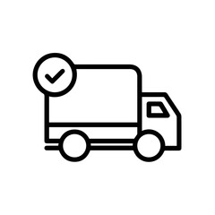 Truck icon symbol vector illustration
