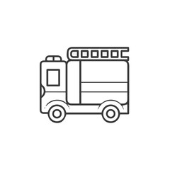 Fototapeta premium Truck icon symbol vector illustration 