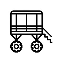 Truck icon symbol vector illustration
