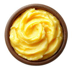  Delicious Creamy Polenta isolated on transparent background