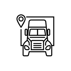 Truck icon symbol vector illustration
