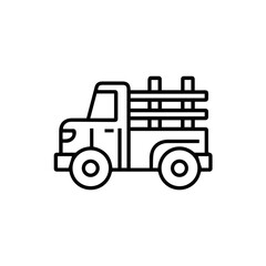 Truck icon symbol vector illustration
