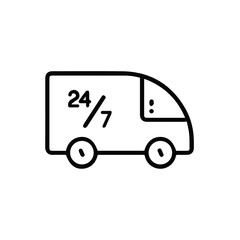 Truck icon symbol vector illustration
