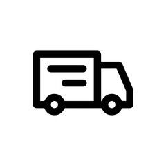 Fototapeta premium Truck icon symbol vector illustration 