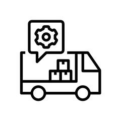 Truck icon symbol vector illustration
