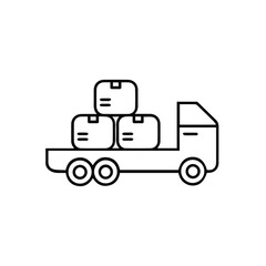 Truck icon symbol vector illustration
