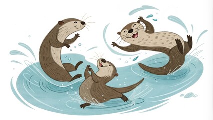 A spirited session unfolds as individuals spin and twist on bars capturing the essence of playful otters engaging in joyful aquatic choreography.
