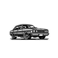 Fototapeta premium vintage cars illustration, classic vintage car artwork, retro cars vector, antique cars design, old-fashioned cars graphics, hand-drawn vintage cars, vintage car posters, collectible vintage cars,