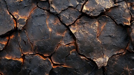 Lava Rock Texture Background