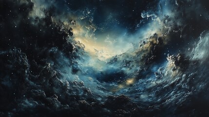 Fototapeta premium 宇宙と光