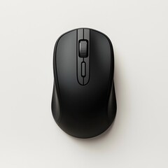 Innovative wireless mouse design modern office product photography minimalist environment top view