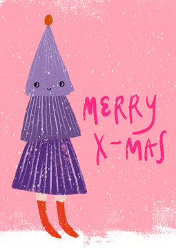 merry x-mas card