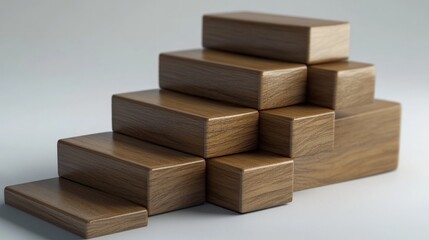 Wooden Blocks Staircase