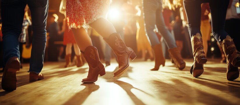 Line Dancing Feet: A Celebration of Country Music and Community
