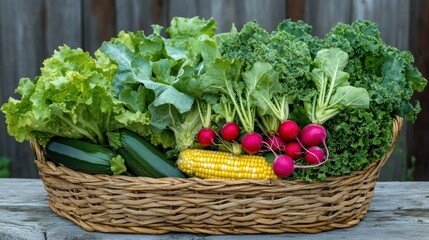 vegetable in the basket