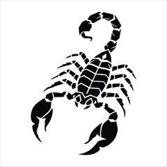 Modern Tribal Scorpion Tattoo