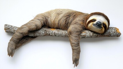 Obraz premium Sloth Relaxing on Branch