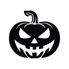 Pumpkin silhouette illustration