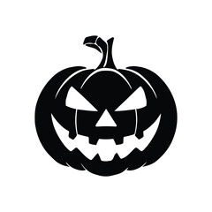 Pumpkin silhouette illustration
