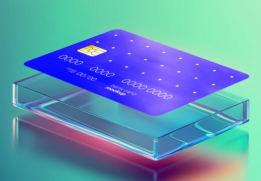 Bank Card Mockup Generated with AI