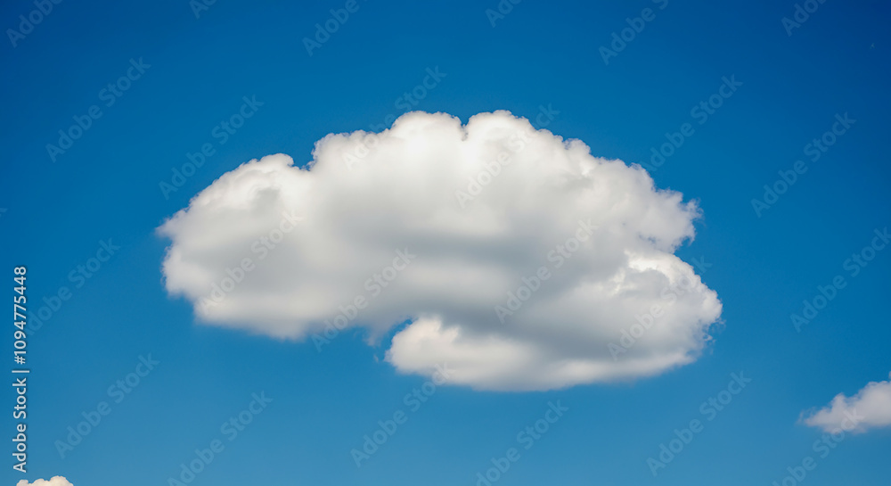 Poster smooth blue cloud pattern in the form of a abstract against a background of a cloudy sky . ideal for