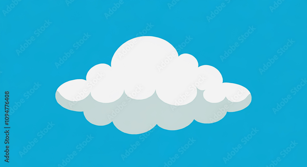 Poster smooth blue cloud pattern in the form of a abstract against a background of a cloudy sky . ideal for